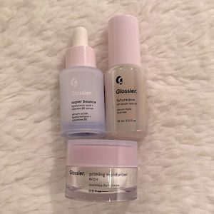 New Glossier serums & moisturizer